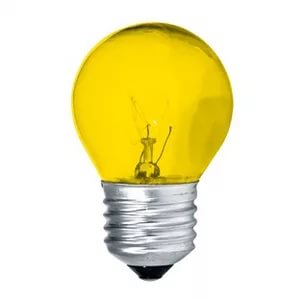 Купить Лампа накаливания прозрачная жёлтая оптом