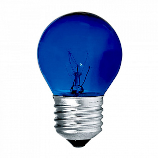 Купить Лампа накаливания прозрачная синяя оптом